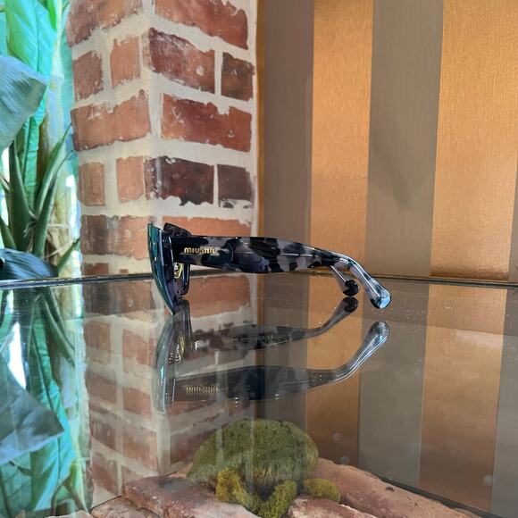 MIU MIU Mirror Tortoise Sunglasses SMU04R Sunglasses main image 10